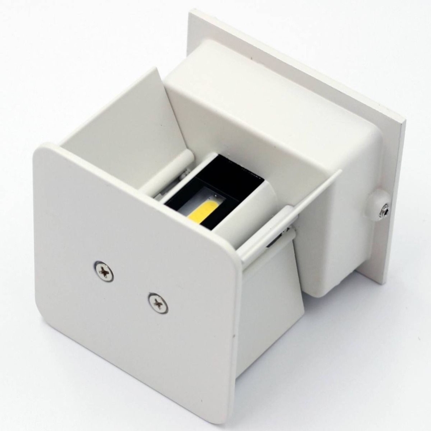 LED Ulkoseinävalaisin 2xLED/3W/230V IP54 valkoinen