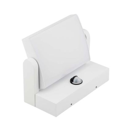 LED ulkoseinävalaisin anturilla LED/17W/230V 3000K IP65 valkoinen