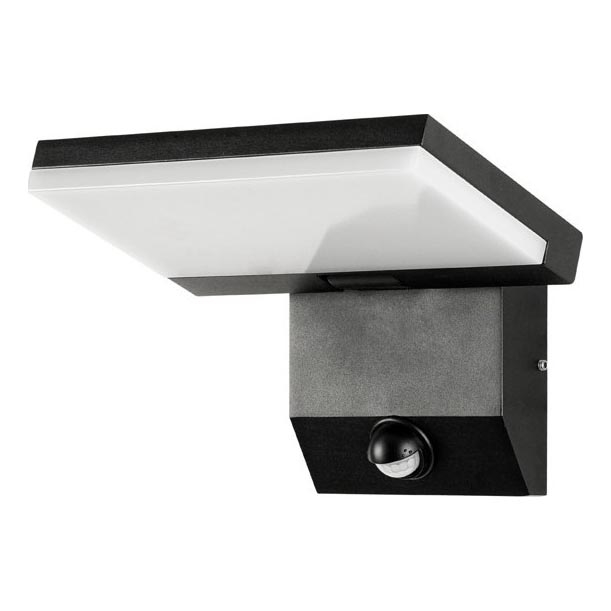 LED-ulkoseinävalaisin anturilla MODERN LED/18W/230V IP65