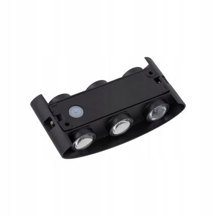 LED-ulkoseinävalaisin ARROW 6xLED/1W/230V IP54 musta