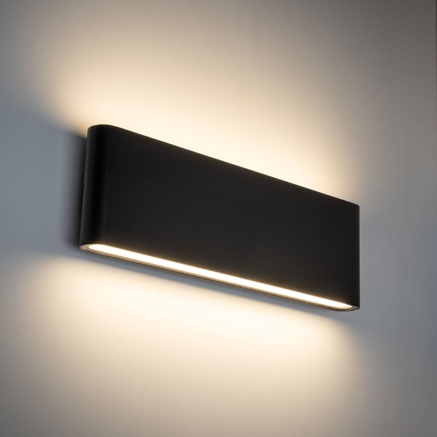 LED-ulkoseinävalaisin ARWENA 2xLED/12W/230V IP54 musta