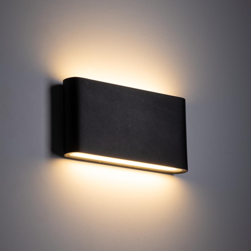 LED-ulkoseinävalaisin ARWENA 2xLED/6W/230V IP54 musta