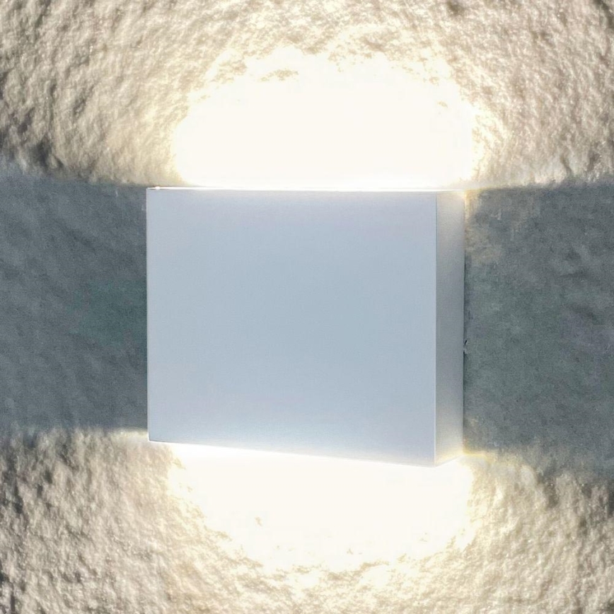 LED-ulkoseinävalaisin CHICAGO 2xLED/3,25W/230V IP44 valkoinen