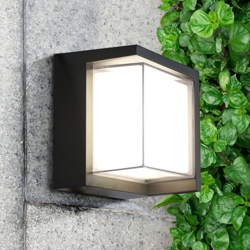 LED-ulkoseinävalaisin ESSEN LED/12W/230V IP44 musta