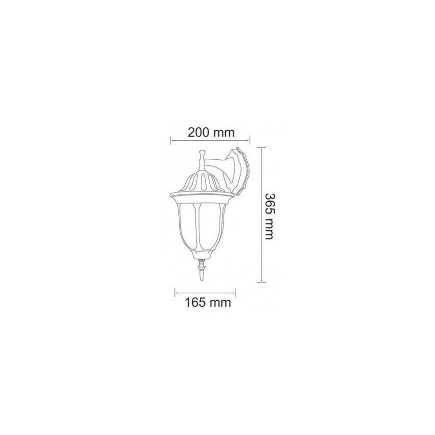LED -ulkoseinävalaisin FLORENCJA 1xE27/10W/230V IP43