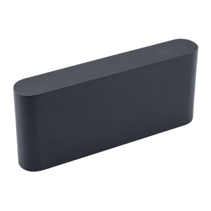 LED-ulkoseinävalaisin FLOW LED/6W/230V IP54 musta