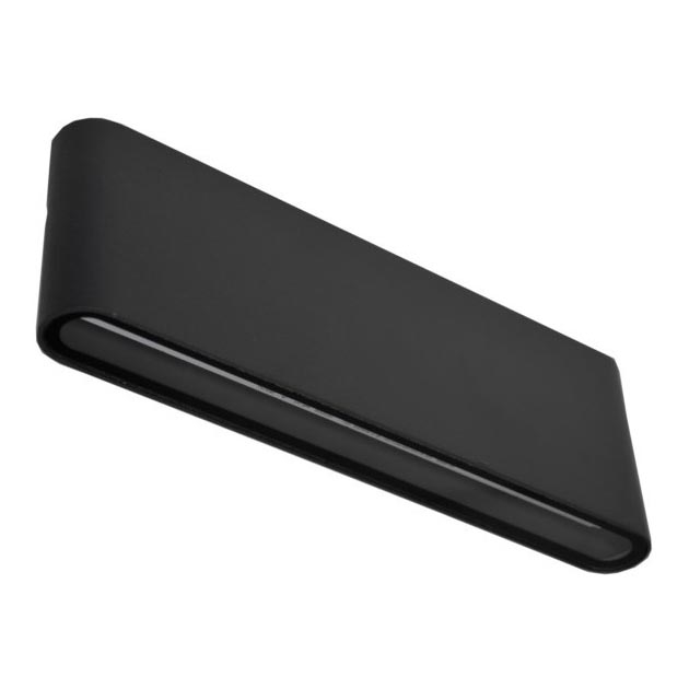 LED-ulkoseinävalaisin FLOW LED/9W/230V IP54 4000K musta