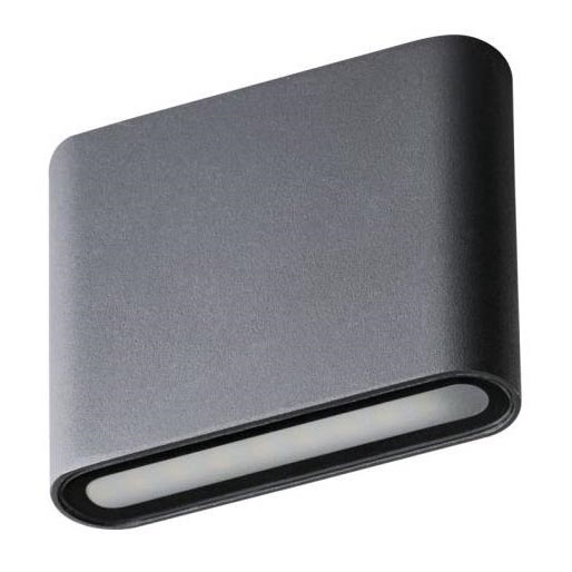 LED-ulkoseinävalaisin GARTO LED/8W/230V grafiitti