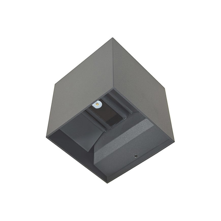 LED-ulkoseinävalaisin KREON 2xLED/3W/230V IP54 3000K antrasiitti