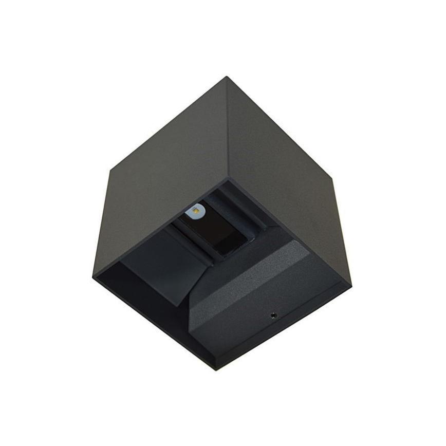 LED-ulkoseinävalaisin KREON 2xLED/3W/230V IP54 3000K musta
