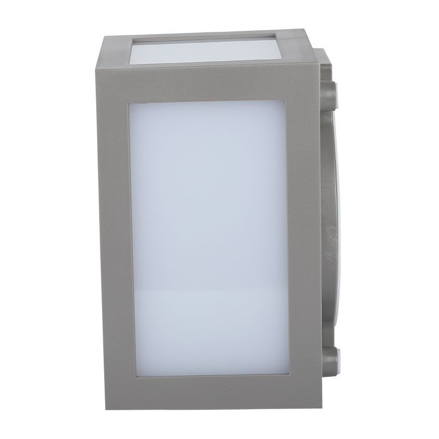 LED-ulkoseinävalaisin LED/12W/230V 3000K IP65 harmaa