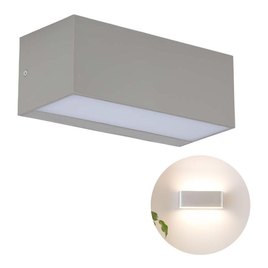 LED Ulkoseinävalaisin LED/12W/230V 3000K IP65