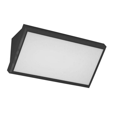 LED-ulkoseinävalaisin LED/12W/230V 3000K IP65 musta