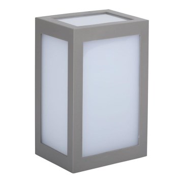 LED-ulkoseinävalaisin LED/12W/230V 4000K IP65 harmaa