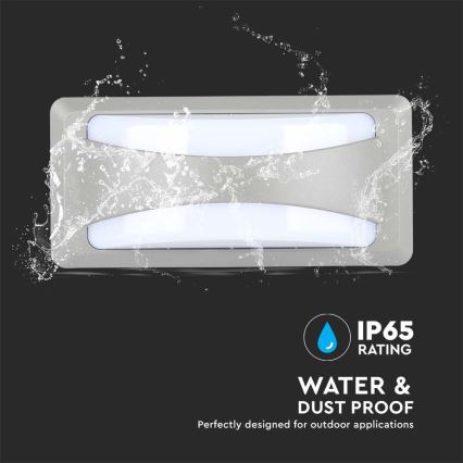 LED Ulkoseinävalaisin LED/12W/230V 4000K IP65