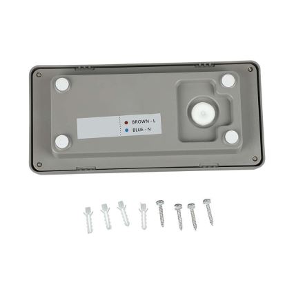 LED Ulkoseinävalaisin LED/12W/230V 4000K IP65