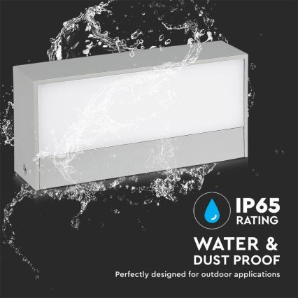 LED Ulkoseinävalaisin LED/12W/230V 4000K IP65
