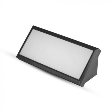 LED-ulkoseinävalaisin LED/12W/230V 4000K IP65 musta