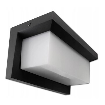 LED Ulkoseinävalaisin LED/12W/230V IP54 musta