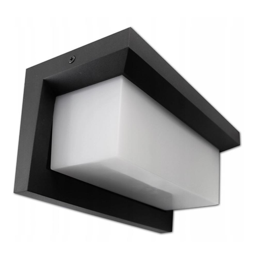 LED Ulkoseinävalaisin LED/12W/230V IP54 musta