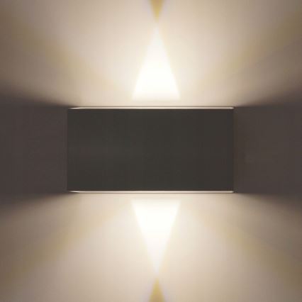 LED Ulkoseinävalaisin LED/12W/230V IP54 musta