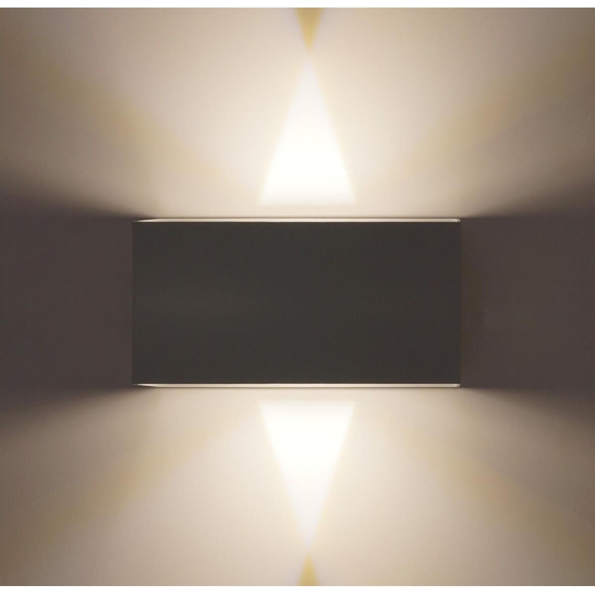 LED Ulkoseinävalaisin LED/12W/230V IP54 valkoinen