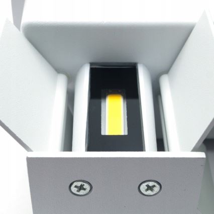 LED Ulkoseinävalaisin LED/12W/230V IP54 valkoinen
