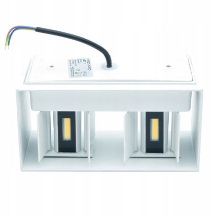 LED Ulkoseinävalaisin LED/12W/230V IP54 valkoinen