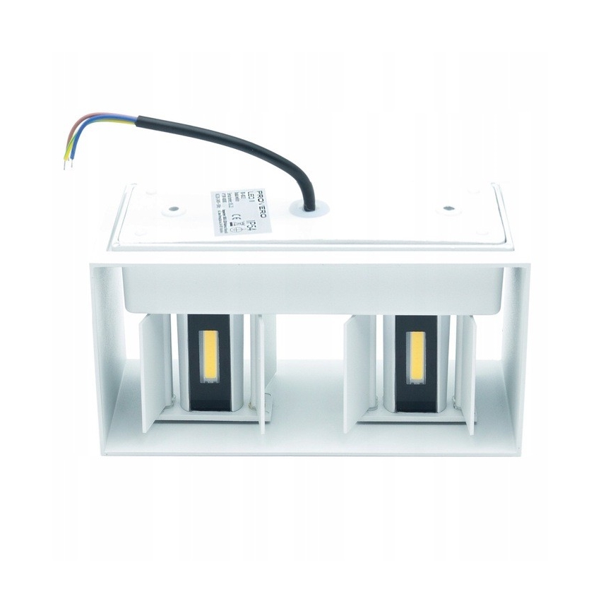 LED Ulkoseinävalaisin LED/12W/230V IP54 valkoinen