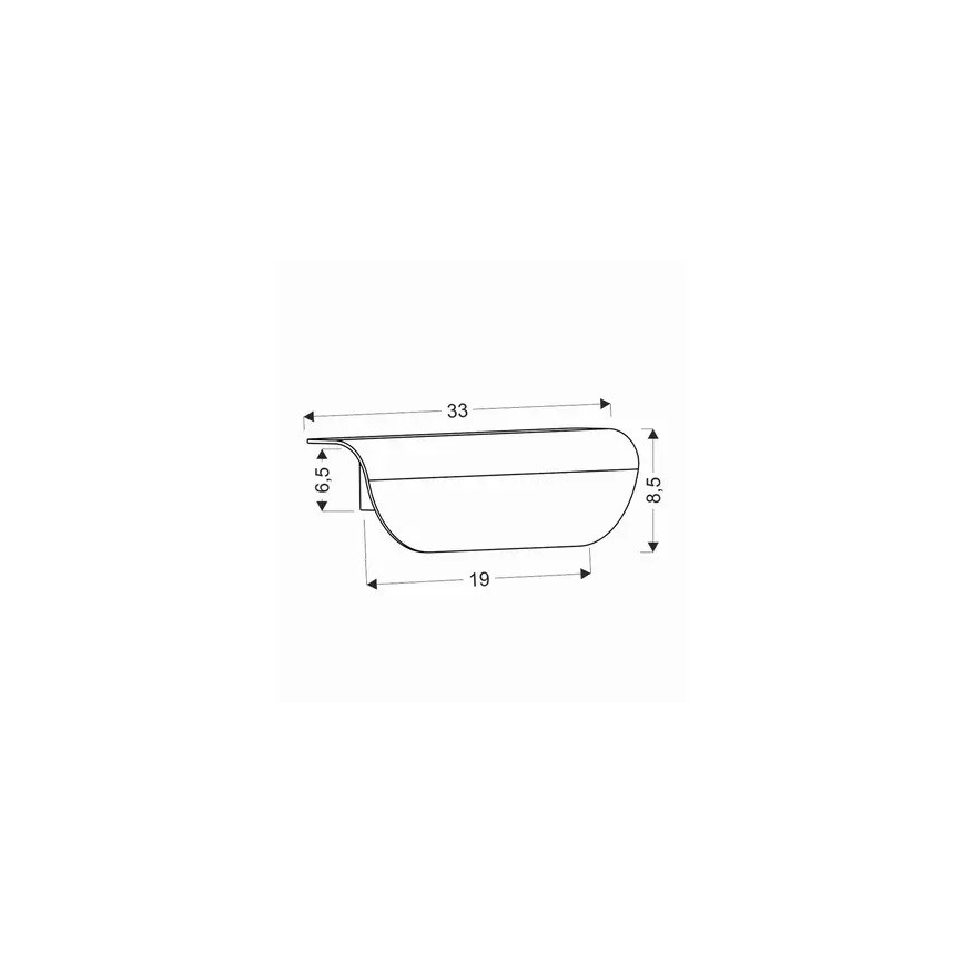 LED-ulkoseinävalaisin LED/12W/230V IP65 musta