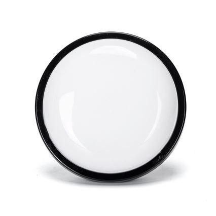 LED-ulkoseinävalaisin LED/15W/230V 6500K halkaisija 15,5 cm musta IP65