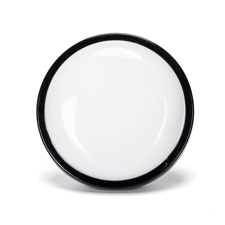 LED-ulkoseinävalaisin LED/15W/230V 6500K halkaisija 15,5 cm musta IP65