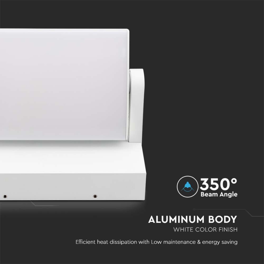 LED Ulkoseinävalaisin LED/17W/230V 4000K IP65 valkoinen