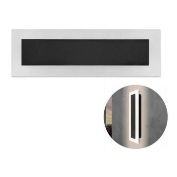 LED Ulkoseinävalaisin LED/19W/230V IP54 musta