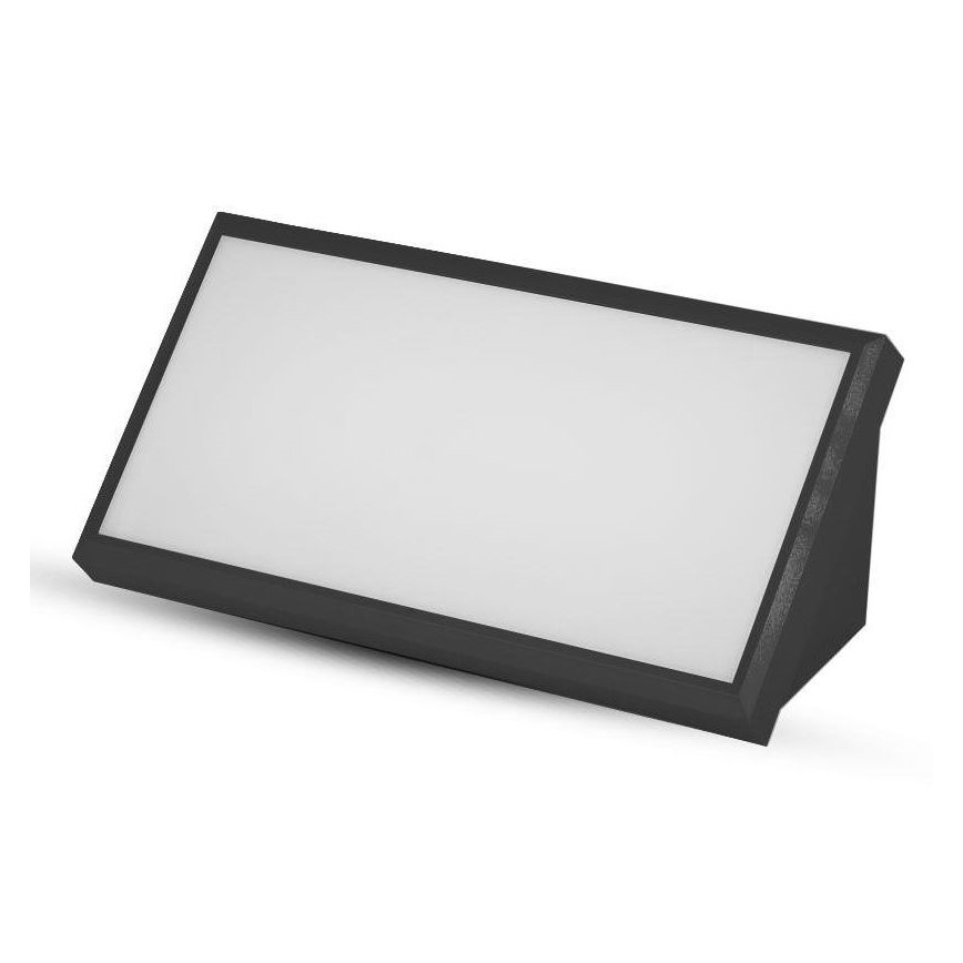LED-ulkoseinävalaisin LED/20W/230V 4000K IP65 musta