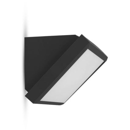 LED-ulkoseinävalaisin LED/20W/230V 4000K IP65 musta