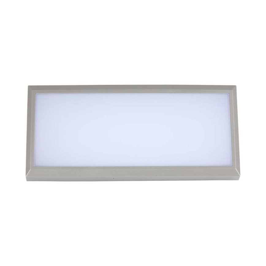 LED ulkoseinävalaisin LED/20W/230V 6400K IP65 harmaa