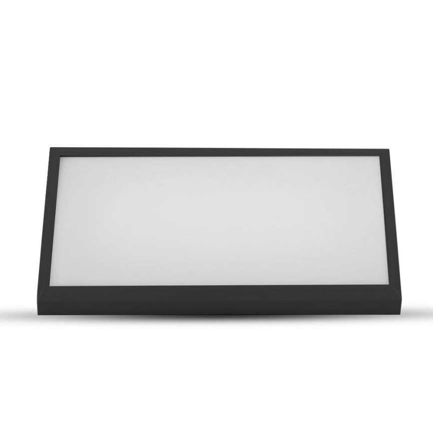 LED-ulkoseinävalaisin LED/20W/230V 6400K IP65 musta