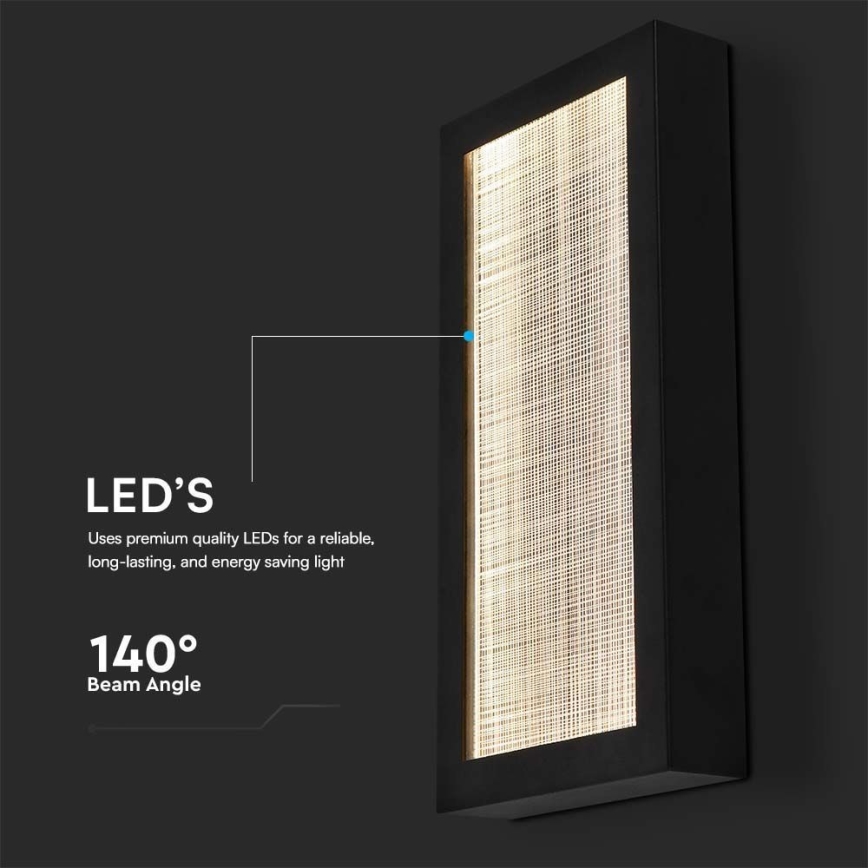 LED-ulkoseinävalaisin LED/20W/230V IP65 3000K