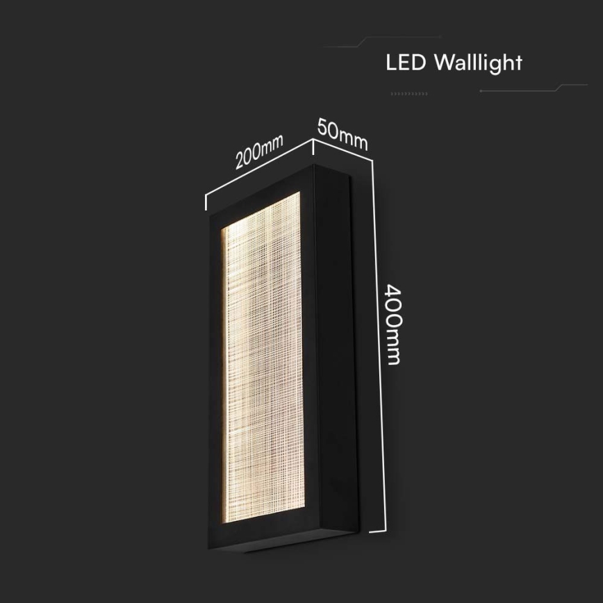 LED-ulkoseinävalaisin LED/20W/230V IP65 3000K