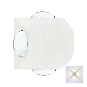 LED-ulkoseinävalaisin LED/4W/230V 3000K IP54 valkoinen
