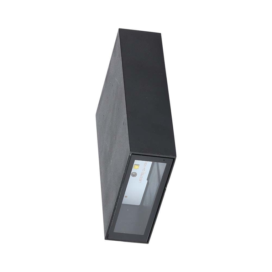 LED-ulkoseinävalaisin LED/4W/230V 3000K IP65 musta