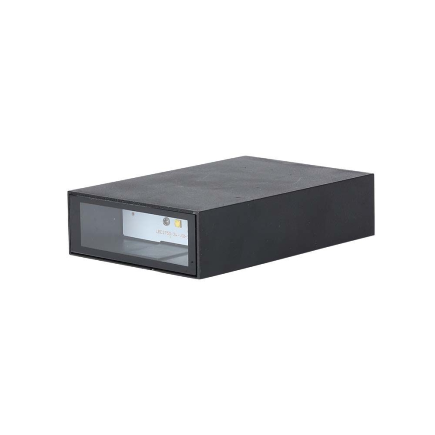 LED-ulkoseinävalaisin LED/4W/230V 3000K IP65 musta