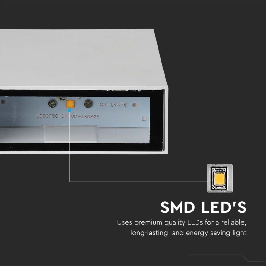 LED-ulkoseinävalaisin LED/4W/230V 3000K IP65 valkoinen