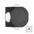 LED-ulkoseinävalaisin LED/4W/230V 4000K IP54 musta
