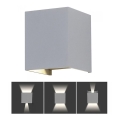 LED ulkoseinävalaisin LED/5W/230V 3000K IP65 harmaa