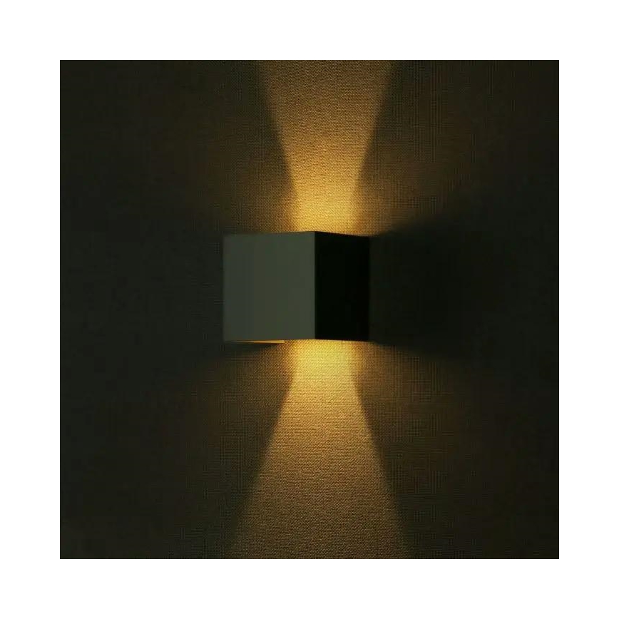 LED ulkoseinävalaisin LED/5W/230V 3000K IP65 harmaa