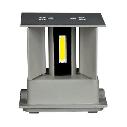 LED ulkoseinävalaisin LED/5W/230V 3000K IP65 harmaa