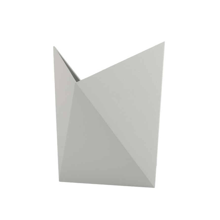 LED-ulkoseinävalaisin LED/5W/230V 3000K IP65 harmaa