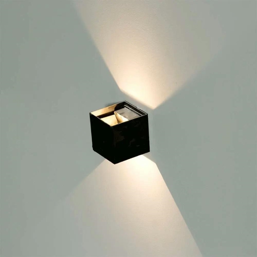 LED ulkoseinävalaisin LED/5W/230V 3000K IP65 musta